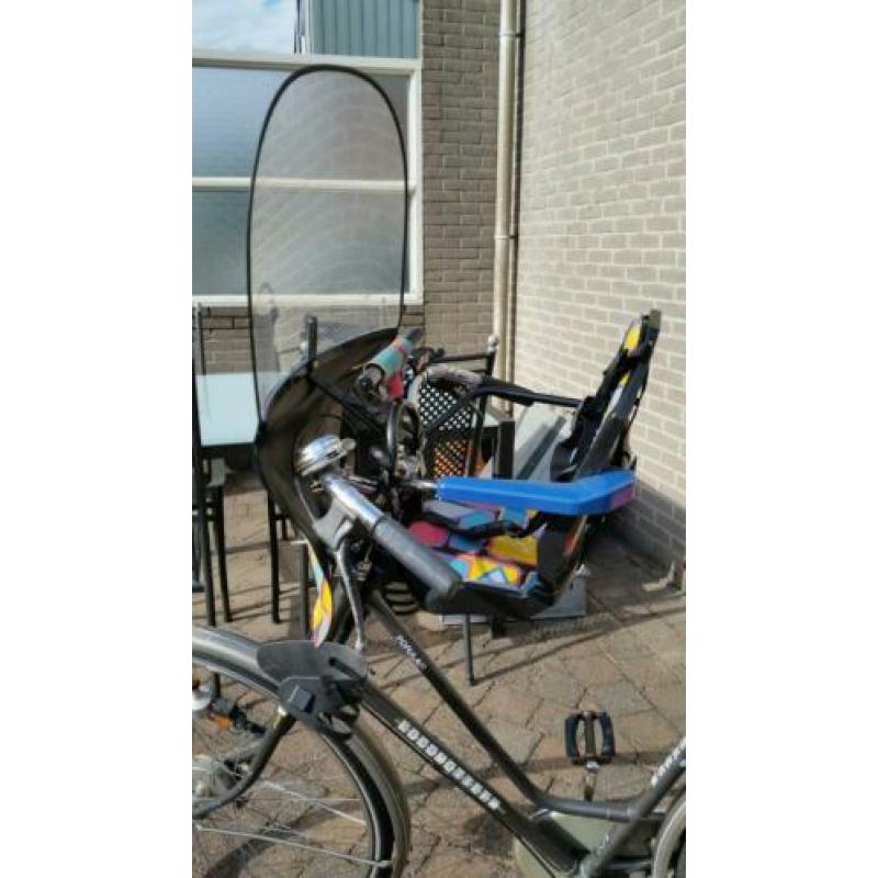 GMG FIETSSTOELJE voor met windscherm