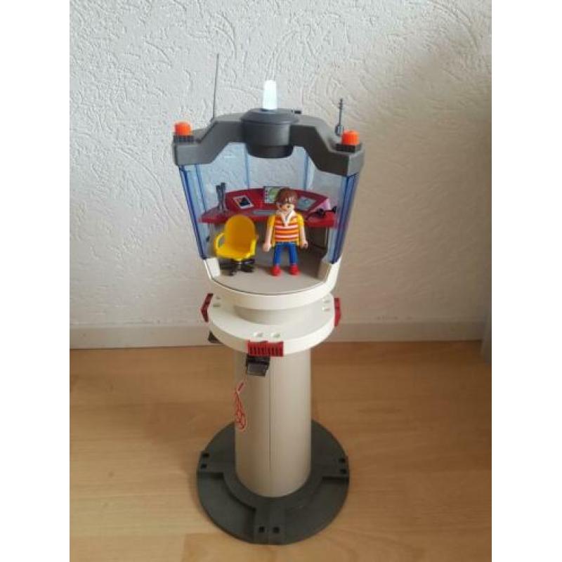 playmobil verkeerstoren vliegveld