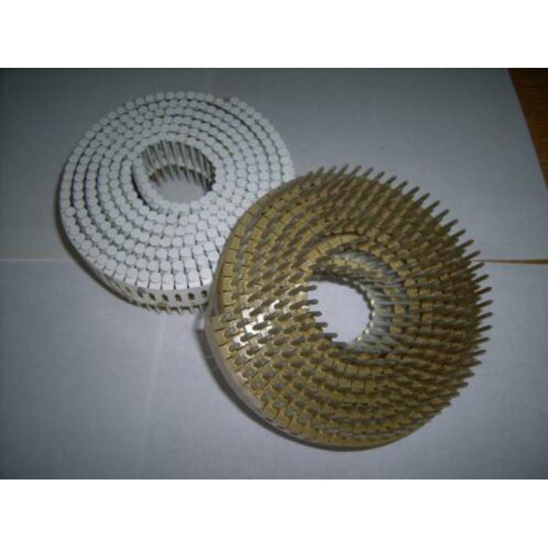 ROCKPANEL Spoelnagel ring RVS 2,1x38MM duofast RAL-9010 .