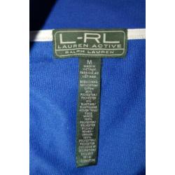 NIEUW RALPH LAUREN active jasje, jack, blauw - wit, Mt. M