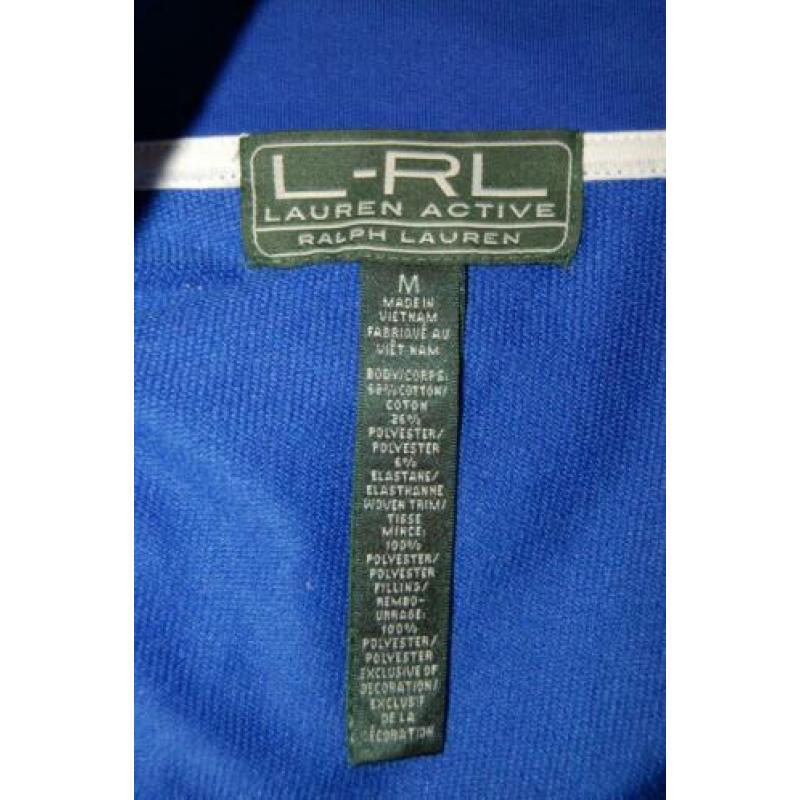 NIEUW RALPH LAUREN active jasje, jack, blauw - wit, Mt. M
