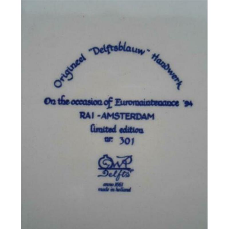 Tegel Euromaintenance 1994 26 - 28 april. Lim. Edition