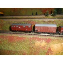 Trix 3534 Lima 320461 303161 Arnold 0462 goederenwagons