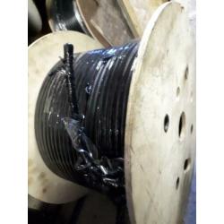 Cat5e, 200 MHz,120m op haspel UV bestendig, zwart