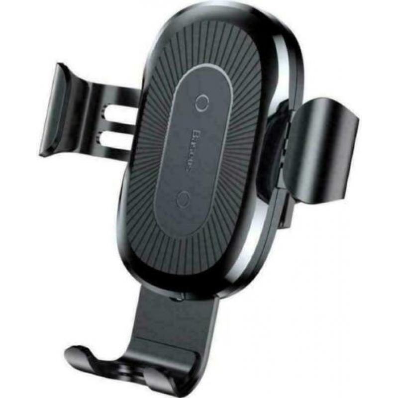 Snelle Draadloze Oplader voor iPhone en Samsung zwart grijs