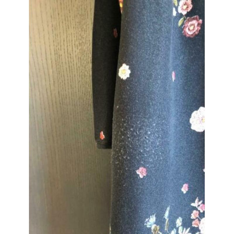 ZARA - (setje) d.bl. jurkje met bloemen & maillot - 134-140