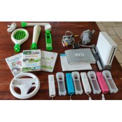 Wii inclusief spellen e.a. toebehoren