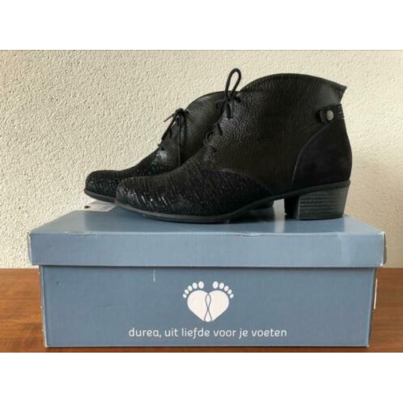 Prachtige Durea enkellaarzen boots zwart maat 40 - 6.59