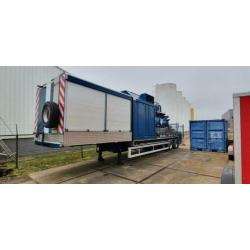 Stevens Self supporting vacuumtanktrailer met 3m3 vacuumpomp