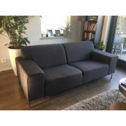 Bank antraciet 208 cm breed