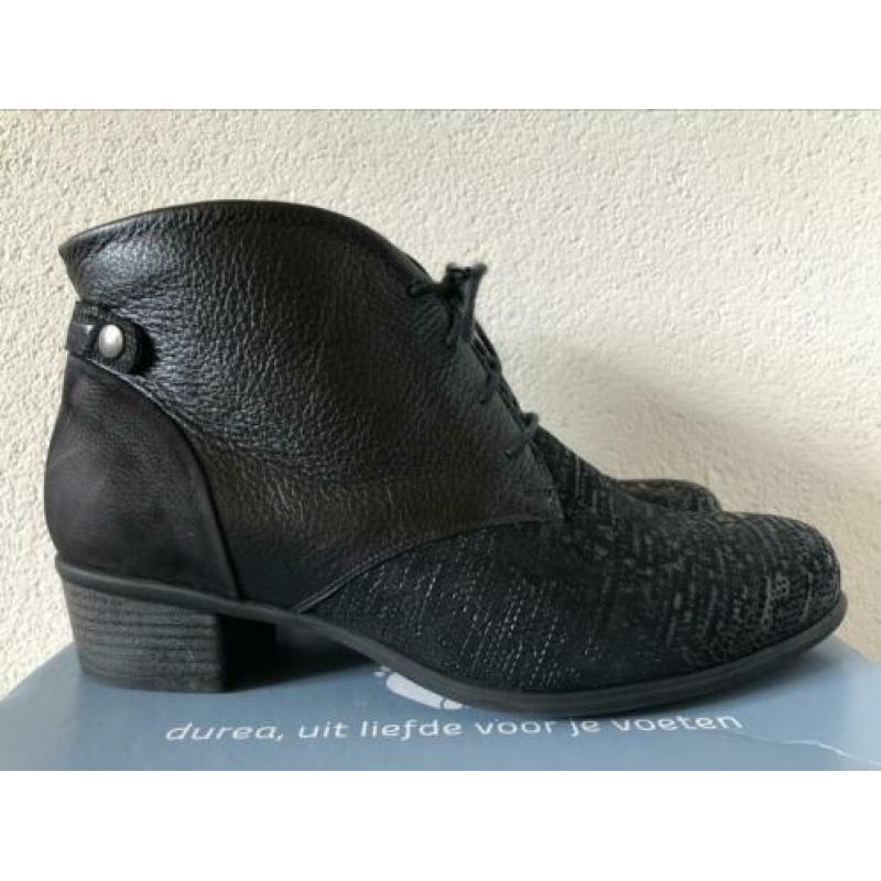Prachtige Durea enkellaarzen boots zwart maat 40 - 6.59