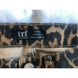 Spijkerbroek Zara panter print