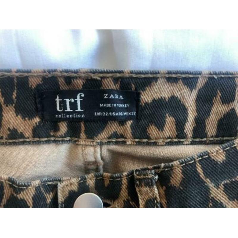 Spijkerbroek Zara panter print