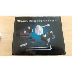 Mini snelwisselbeitelhouder set voor tafelhobby draaibanken