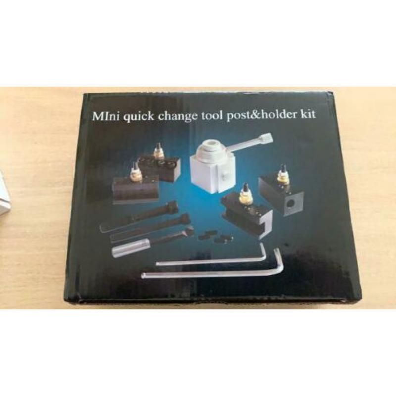 Mini snelwisselbeitelhouder set voor tafelhobby draaibanken