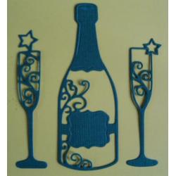 Stansjes Champagne setje.