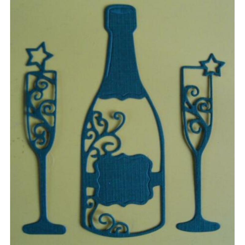Stansjes Champagne setje.