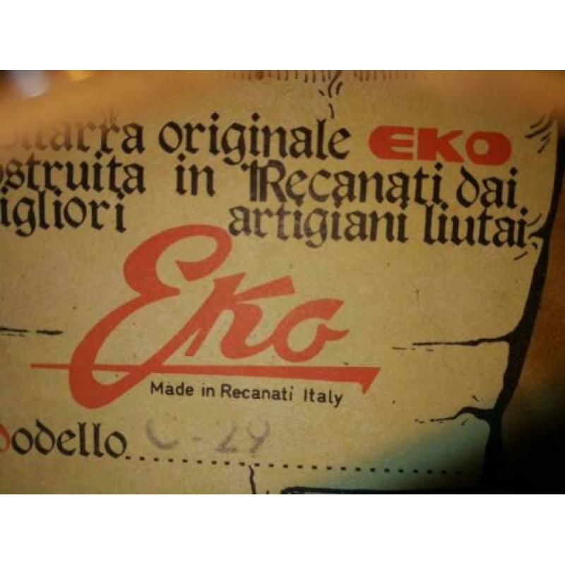 Vintage Eko modello C-29 electrische gitaar.