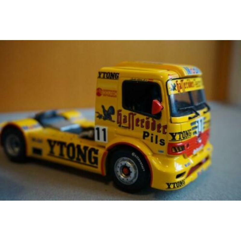 Mercedes 2x Atego Race truck 1999 Mini Champs 1/43