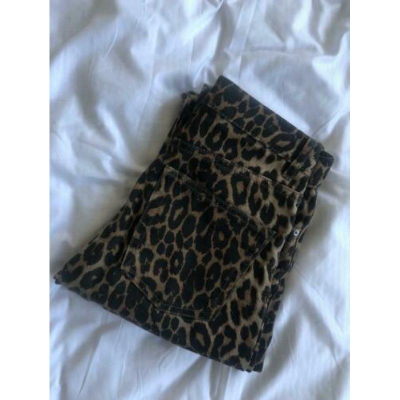Spijkerbroek Zara panter print