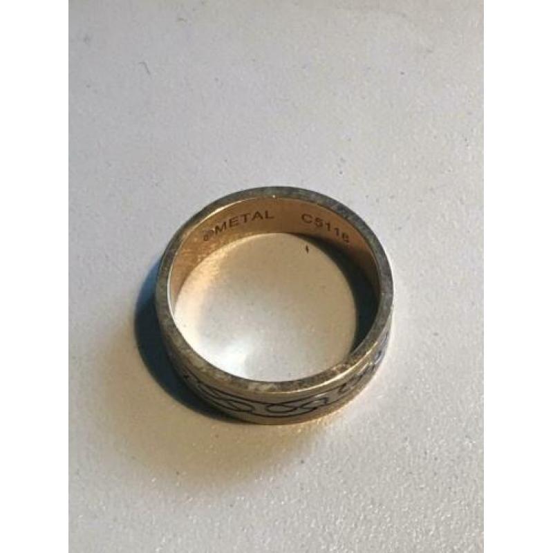 RVS 2 kleuren ring