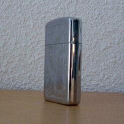 Zippo - Venetian silver slim vintage - U.S.A - 80er jaren