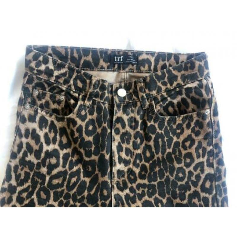 Spijkerbroek Zara panter print