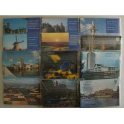 12 Jaarsets munten 1987 - 1998, alle met provinciepenning.
