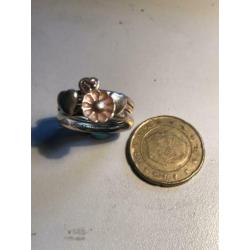 Zilveren ringen 3 in een als set te dragen.