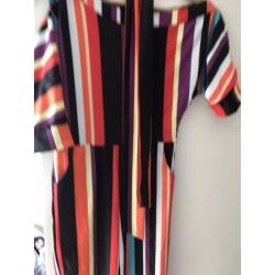 Meerkleurige jumpsuit maat l
