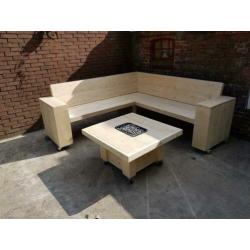 Sfeertafel steigerhout