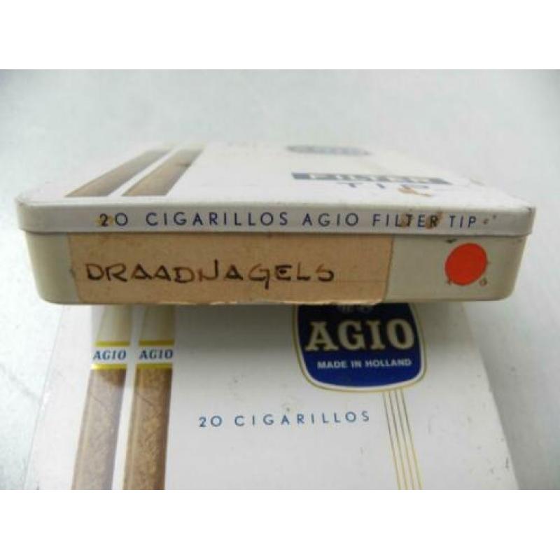 Blikjes Cigarillos Agio met schroeven, boutjes, enz, lijst 2