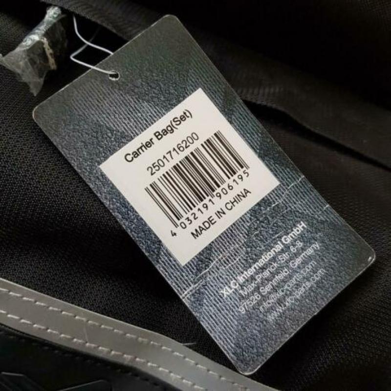 XLC Dubbele Fietstas 30L Zwart, nieuw!
