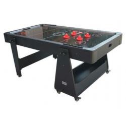 Airhockey / Pooltafel TopTable Twist 2-1 Max, Grey-Black