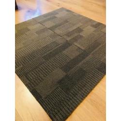 Tapijttegels 50 x 50 cm bruin gemêleerd 460 stuks 115 m2