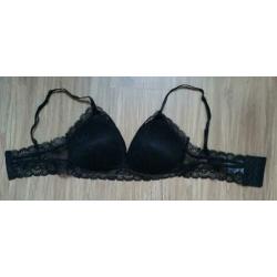 BH mt S/M zwart kant Fancy Underwear