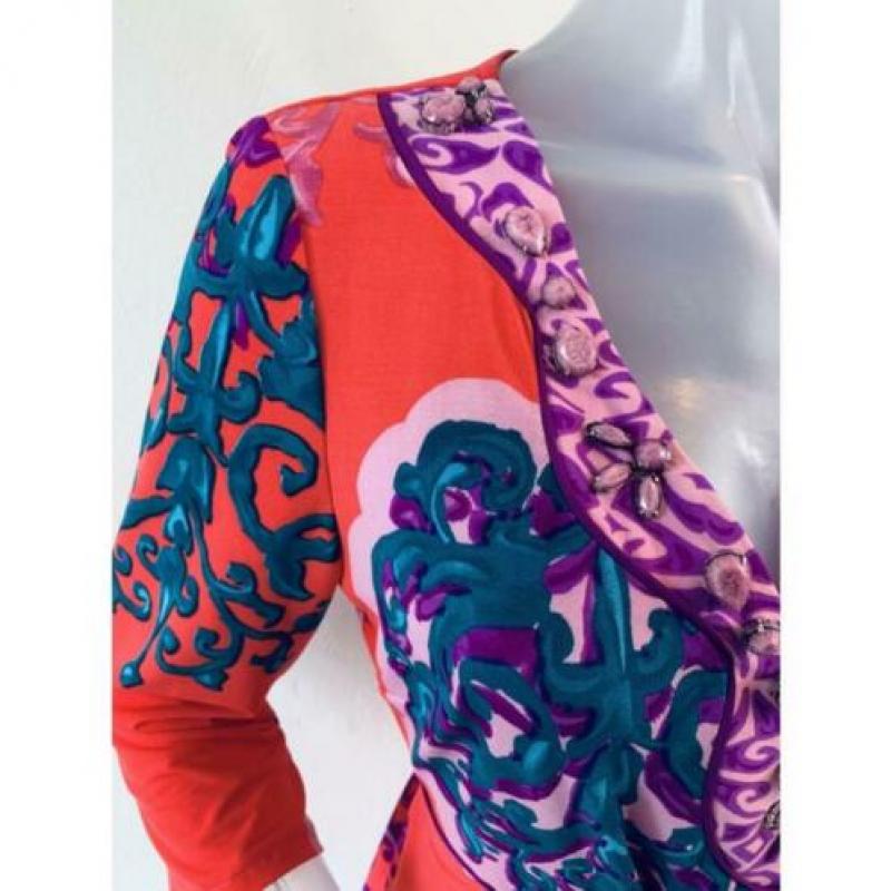 Hale Bob stretch print jurkje - M (38/40)