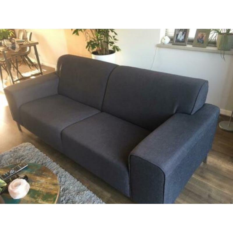 Bank antraciet 208 cm breed