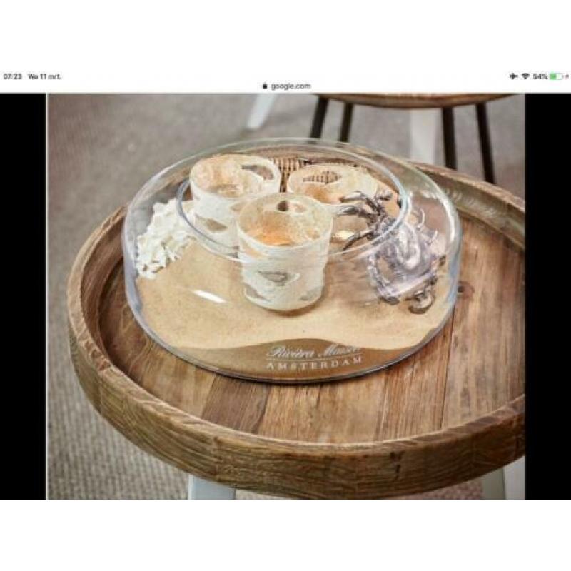 Glass bowl Amsterdam. Riviera maison
