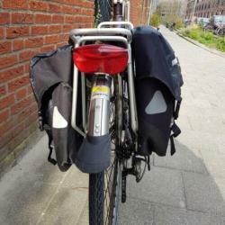 XLC Dubbele Fietstas 30L Zwart, nieuw!