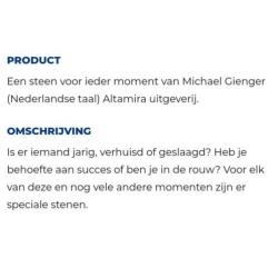 Edelsteen, passende steen bij momenten Michael Gienger Nieuw