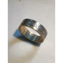 RVS 2 kleuren ring