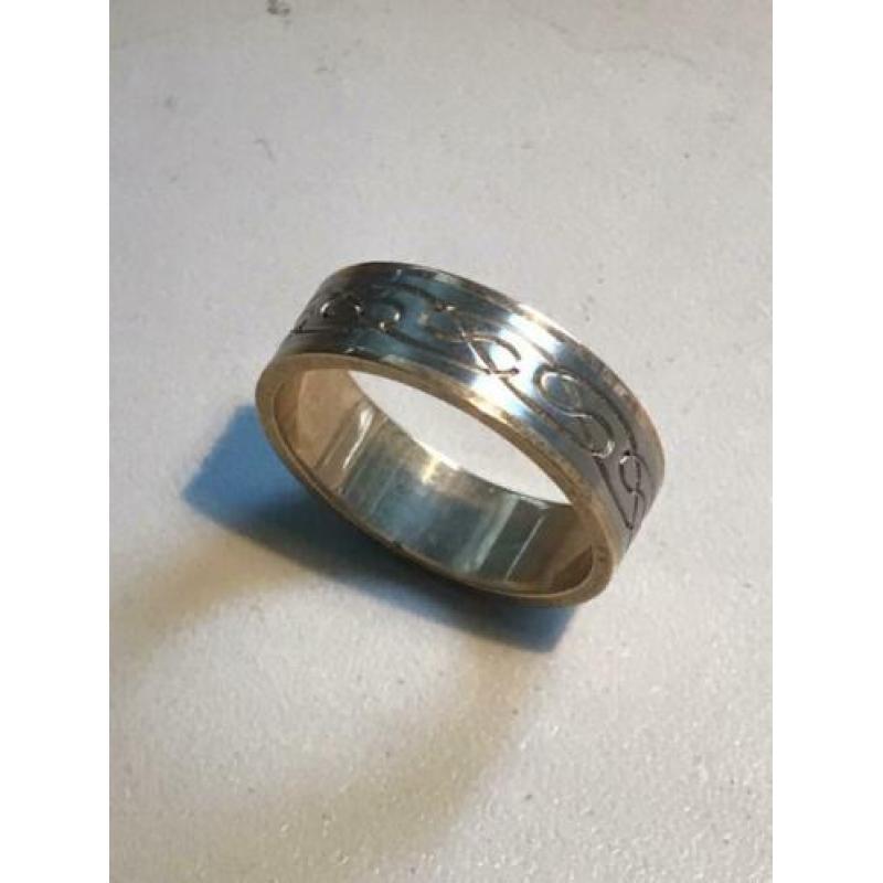 RVS 2 kleuren ring