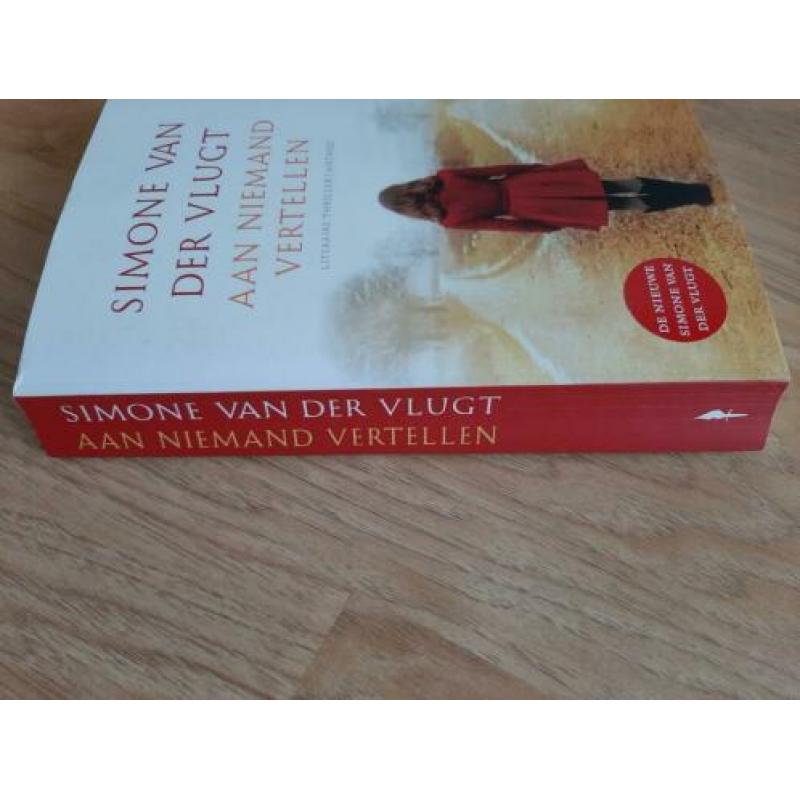 Simone van de Vlugt aan niemand vertellend