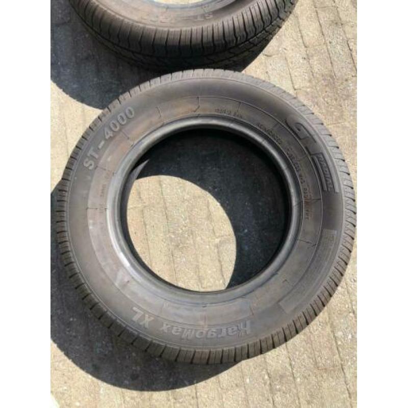 2 st. KargoMax ST-400 155R13 aanhangerbanden