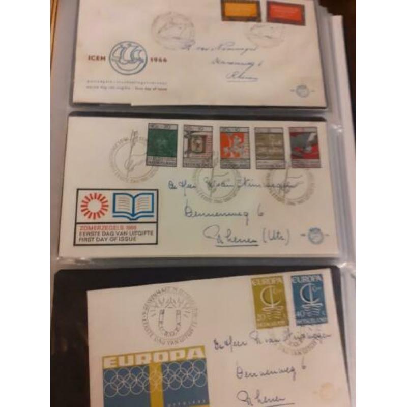 Te koop eerste dag enveloppen.