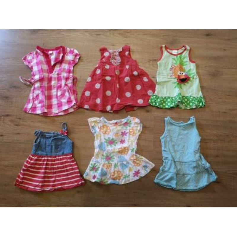 Mega pakket meisjes kleding 74 80 zomer