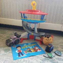 Paw patrol uitkijktoren met chase in auto, knuffel, cars