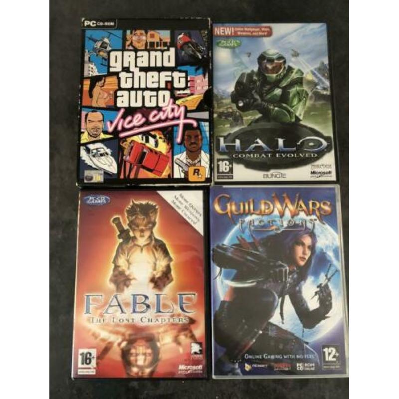 Pc games o.a. Fable / Warcraft 3 / GTA Vice City