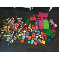 Grote set megabloks duplo Nijntje/hello kitty/cars
